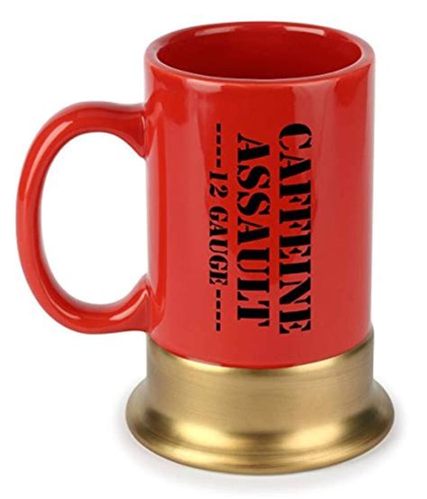 Battleraddle Shotgun Coffee Mug Caliber Gourmet Caffeine Rush Mug 12 G