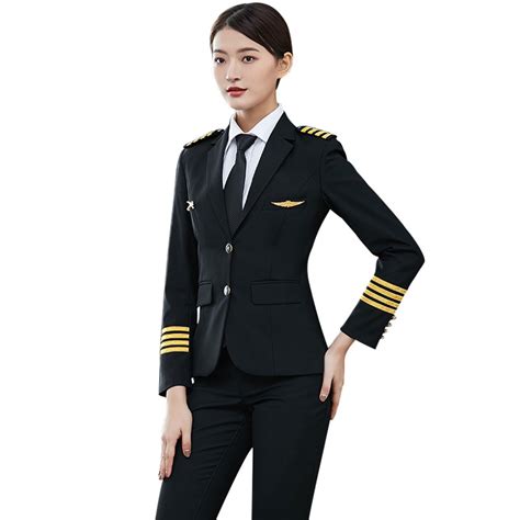 Airline Uniform Suit Female Pilot Captain Uniform Woman