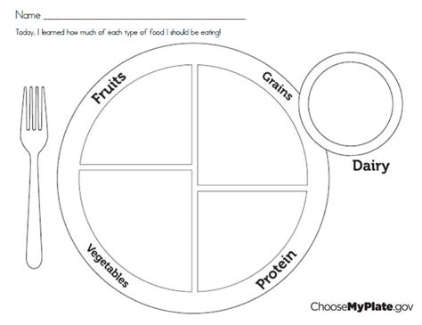 Make half your plate vegetables and fruits should always make up the largest proportion of the foods you eat throughout the day. 5 "My Plate" Worksheets | Nutrition activities, My food ...