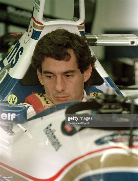 Ayrton Senna Of The Williams Renault Team Before The San Marino Grand News Photo Getty Images
