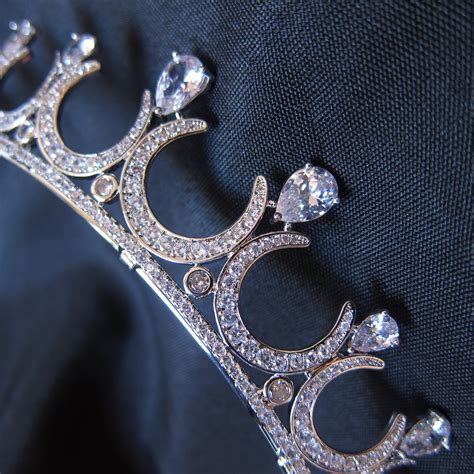 monarque — crescent moon tiara