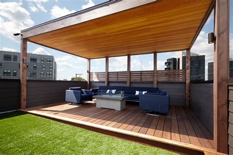 Logan Square Rooftop Deck Contemporary Deck Chicago