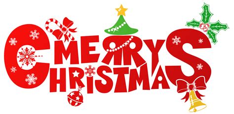 Red Merry Christmas Png Clipart Image Happy Merry Christmas Merry