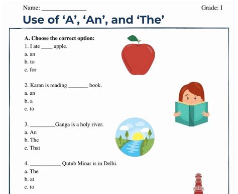 An And A Worksheet Worksheets For Kindergarten