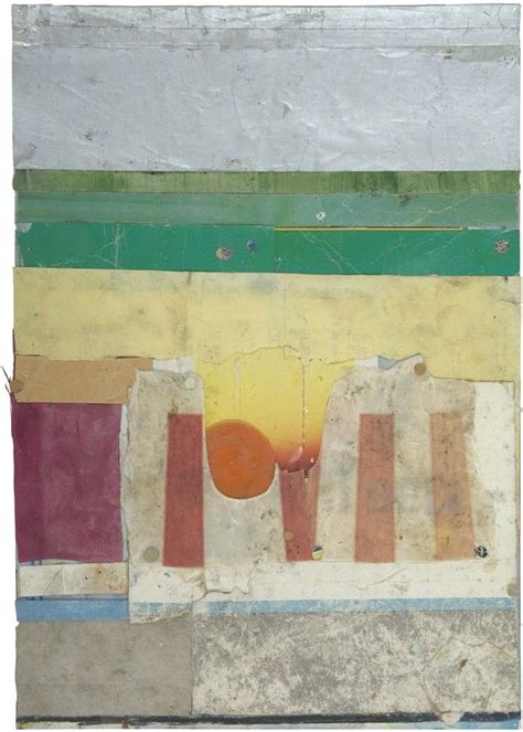 Richard Diebenkorn Soda Rock I 1988 Cut And Pasted Paper Torn And