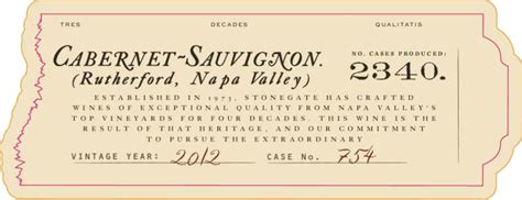 Stonegate Napa Valley Cabernet Sauvignon 2012