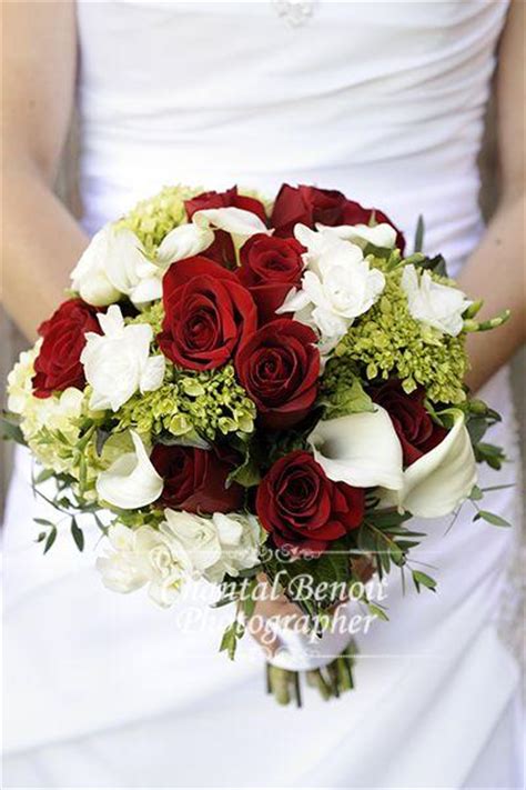 Boutonnieres Wedding Bouquet Red And White Roses