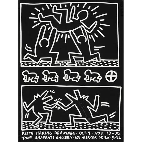 Keith Haring Keith Haring Drawings Poster