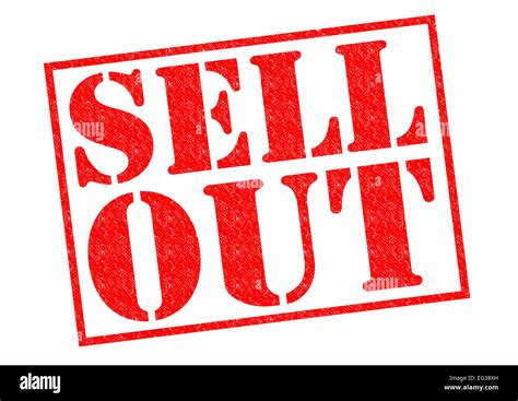Sell Out Red Rubber Stamp Over A White Background Stock Photo Alamy