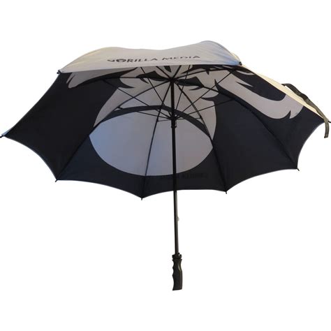 Branded And Promotional Thunder Double Canopy Golf Umbrella Action Promote
