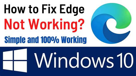 Fix Microsoft Edge Not Working In Windows 10 Riset