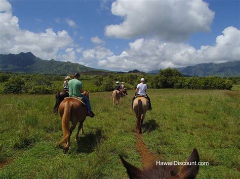 Enjoy Scenic Views Of Kauai When Horseback Riding With Princeville