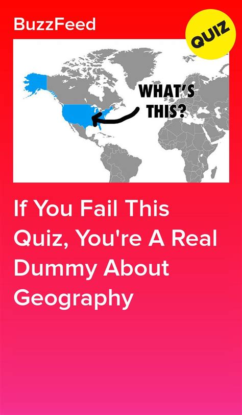 If You Fail This Quiz Youre A Real Dummy About Geography Geography