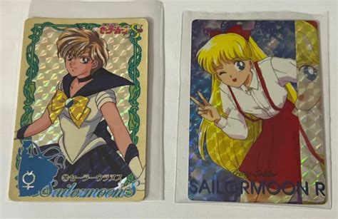 Sailor Moon Japanese Vintage Collectible Cards Amada Banpresto Mixed