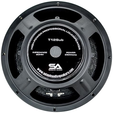 12 Inch Steel Frame Subwoofer Driver Replacement 12 Inch Subwoofer