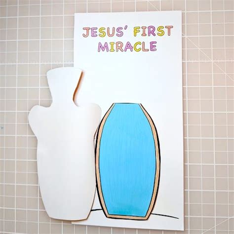 Jesus First Miracle Easy Bible Crafts For Kids