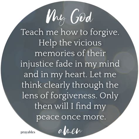 Prayer Teach Me How To Forgive Prayables