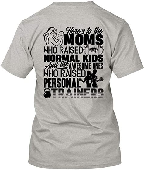 Awesome Personal Trainer Mom Short Sleeve T Shirt Unisex Tee Design
