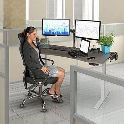 Standing at your desk has been shown to raise productivity by up to 45%.3. WorkWise™ Standing Desks Buying Guide | Tripp Lite