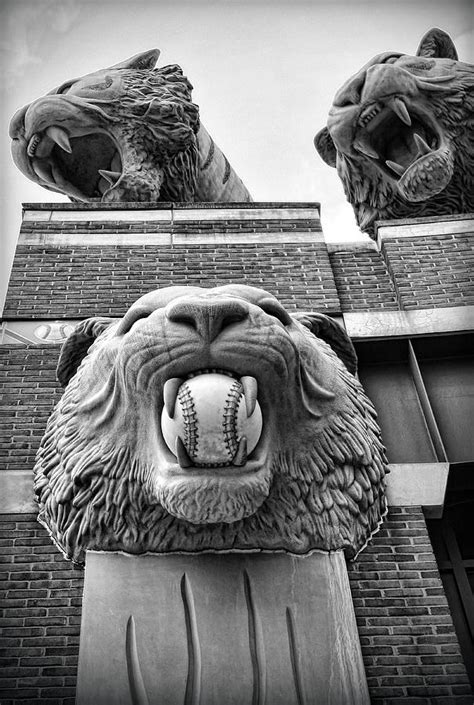 Detroit Tigers Comerica Park Tiger Statues Photograph By Gordon Dean Ii