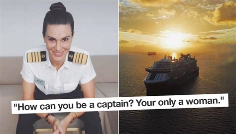only a woman cruise ship captain s amazing response to sexist tiktok troll newshub