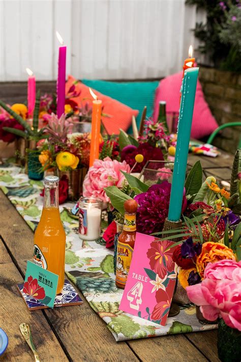Authentic Mexican Wedding Inspiration With Bright Bold Colours A Flower