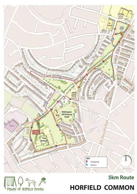 New 5km Running Route Map For Horfield Common From The Shed