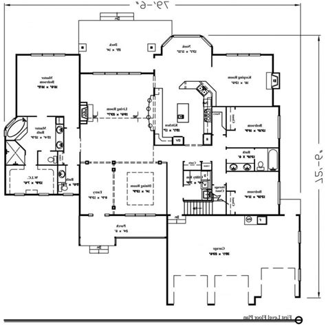 46 One Story House Plans 3000 Sq Ft