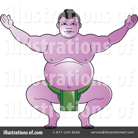 Sumo Wrestling Clipart 1242312 Illustration By Lal Perera