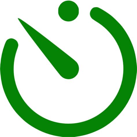 Green Timer Icon Free Green Timer Icons