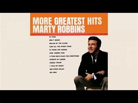 View credits, reviews, tracks and shop for the 1983 vinyl release of bouquet of songs on discogs. Marty Robbins - More Greatest Hits - Full Album - YouTube | Marty robbins, Greatest hits, Album