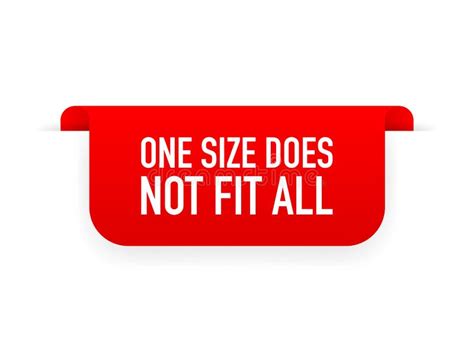 One Size Does Not Fit All Stock Illustrations 8 One Size Does Not Fit