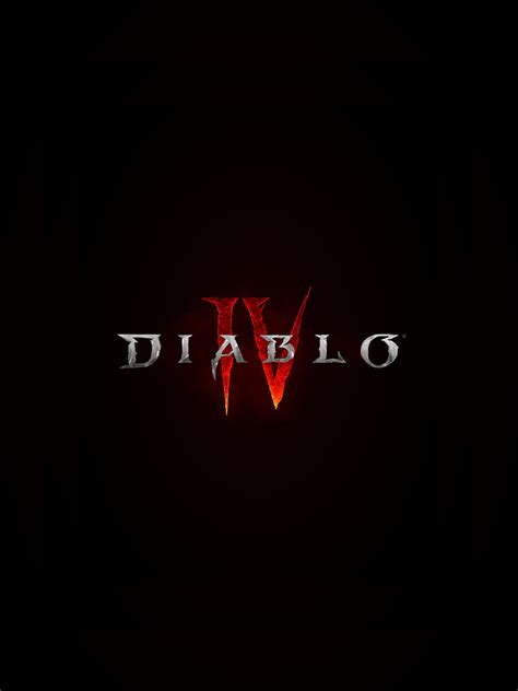 1920x1080px 1080p Free Download Diablo Iv Logo D4 Diablo 4 Diablo