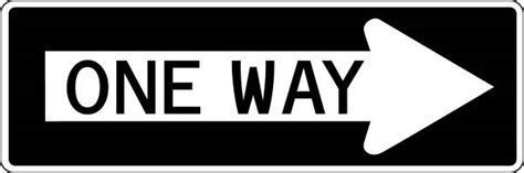 One Way Traffic Sign Clip Art At Clker Com Vector Cli