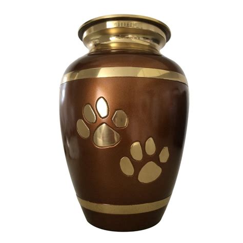 Pet urn funeral urn cremation urns for human ashes small pet dog cat for burial urns at home or in niche at columbarium. Pet Cremation Memorial Urns UK - Rochford Brown Pet Urn ...
