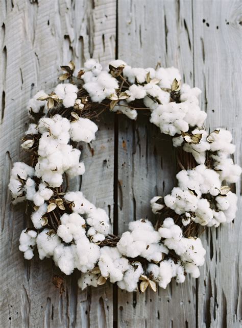 Cotton Boll Wreath Elizabeth Anne Designs The Wedding Blog