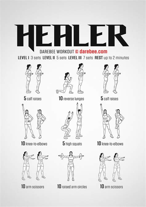 Healer Workout Full Body Workout Routine Workout Full Body