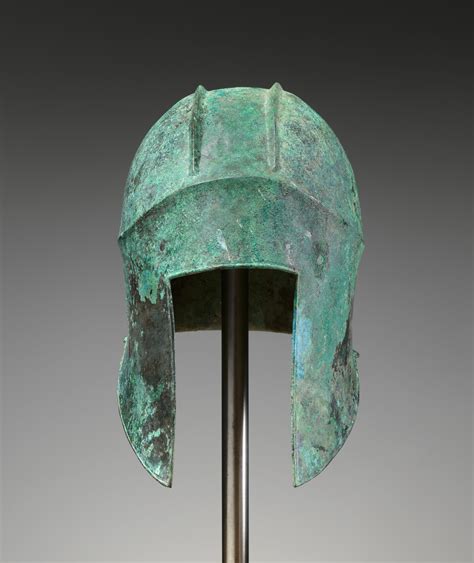 Bronze Helmet Of Illyrian Type Greek Classical The Metropolitan