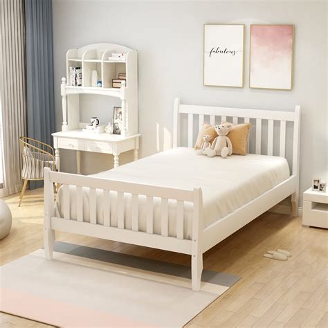 Twin Size Bed Frame Twin Size Platform Bed With 2 Drawers And Wheels