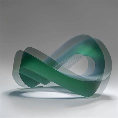 A Dynamic Double Exposure Photo Of A Unique Glass Sculpture By Heike