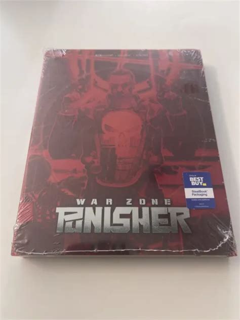 Punisher War Zone 4k Steelbook 4k Uhdblu Raydigital Copy Best Buy