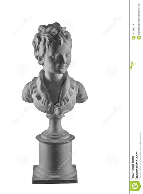 Enyese La Figura De Un Busto Del Muchacho Retrato Brozhinar Alexander