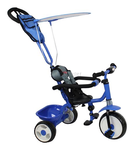 FoxHunter Child Kids Trike Tricycle 3 Wheel 4 In 1 Ride On Bike Parent
