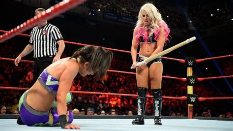 photo of bayley s back following her kendo stick beatdown by alexa bliss