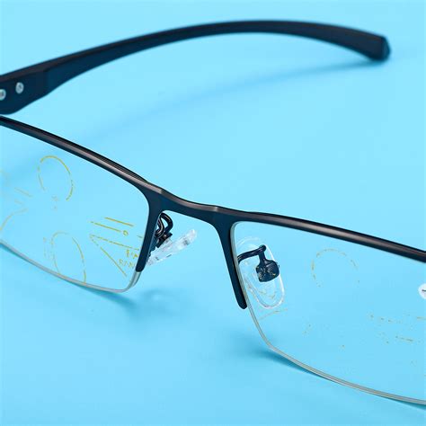new multi focus photochromic half rimless reading glasses chile shop