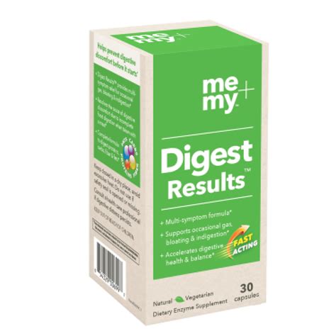 Me My Digest Results All Natural Digestive Enzyme