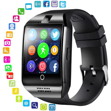 Smart Watch With Camera Q18 Bluetooth Smartwatch Sim Tf Card Slot