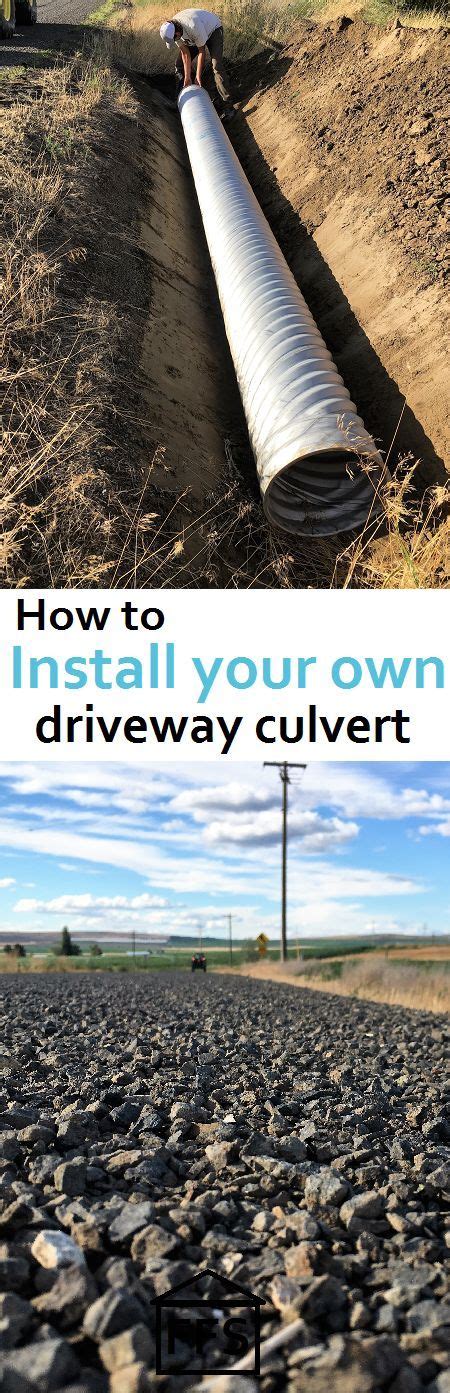 Diy Your Own Driveway Entrance Culvert For Free Save A Few Hundred