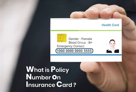 Policy Number On Insurance Card Health Insurance Policies Compare