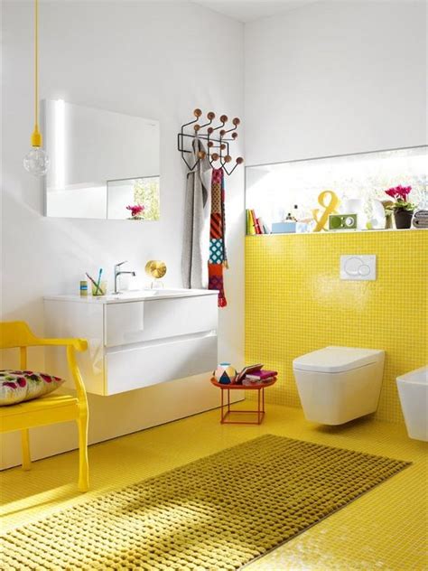 25 Cheerful Yellow Bathroom Decor Ideas Shelterness